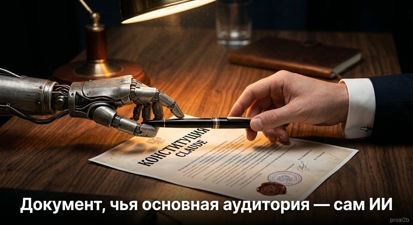 Конституция Claude — документ, чья основная аудитория сам ИИ