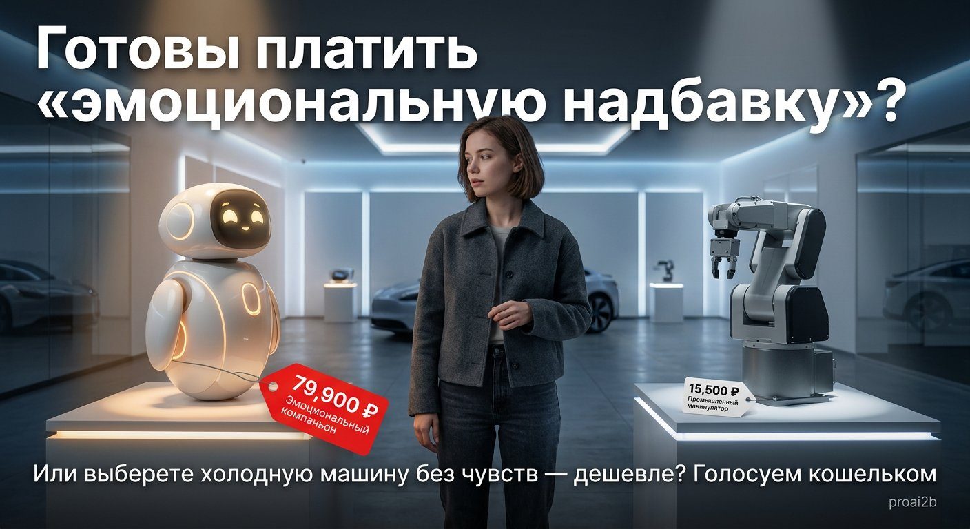 Готовы платить эмоциональную надбавку? Голосуем кошельком